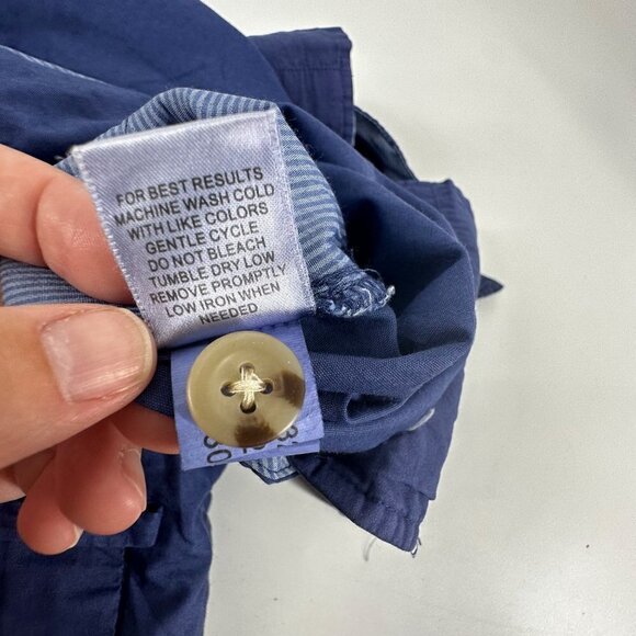 Peter Millar Blue Shorts Men's Size 36 Flat Front Golf Casual Cotton Blend - Picture 9 of 10